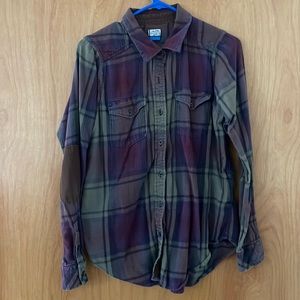 Kavu flannel purple/green